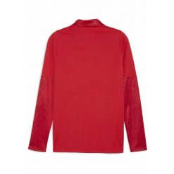 Męska bluza treningowa z zamkiem 1/4 Stade Rennais F.C. PUMA Red Silver Metallic. Czerwone bluzy męskie Puma, l, bez wzorów, bez kaptura, do piłki nożnej. Za 329.00 zł.