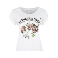 Q/S Designed By T-Shirt Damski Xs Biały. Białe t-shirty damskie Q/S Designed By, z bawełny. W wyprzedaży za 59.00 zł.