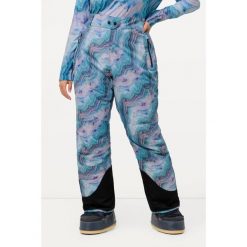 Damskie Spodnie funkcyjne spodnie narciarskie wodoodporne modelowane kolana. Niebieskie spodnie sportowe damskie Ulla Popken, plus size, bez wzorów, z materiału, narciarskie. Za 639.99 zł.