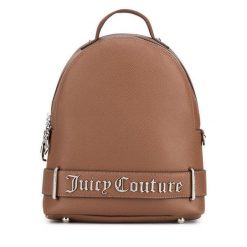 Plecak Juicy Couture. Brązowe plecaki damskie Juicy Couture, bez wzorów. Za 329.99 zł.