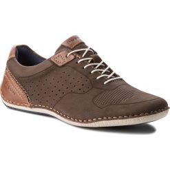 Półbuty BUGATTI - 321-48001-1500-6000 Brown. Brązowe półbuty na co dzień męskie Bugatti, z materiału. W wyprzedaży za 289.00 zł.