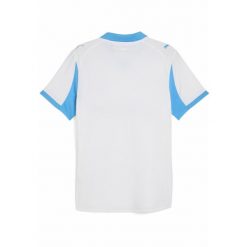 Męska koszulka domowa authentic PUMA Olympique Marsylia 25/26. Białe koszulki sportowe męskie Puma, m, bez wzorów, bez kołnierzyka, bez ramiączek, do piłki nożnej. Za 636.50 zł.