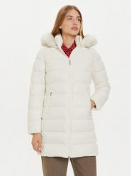 Tommy Hilfiger Płaszcz zimowy WW0WW43122 Écru Regular Fit. Płaszcze damskie Tommy Hilfiger, na zimę, m, bez wzorów, z syntetyku, bez kaptura. Za 1,009.00 zł.
