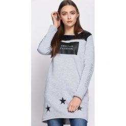 Jasnoszara Tunika Ambition Fashion. Szare tuniki damskie Born2be. Za 39.99 zł.