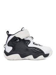 SHAQ Buty do koszykówki SHAQ-EO-DEVASTATOR 3.0 AQ95078T-BW Biały. Białe buty sportowe chłopięce Shaq, bez wzorów, ze skóry, bez zapięcia, do koszykówki. Za 199.99 zł.