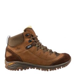 Buty trekkingowe męskie LOMER Sella High Premium Mtx Wysokie ze skóry. Brązowe eleganckie półbuty Lomer, trekkingowe. Za 899.99 zł.