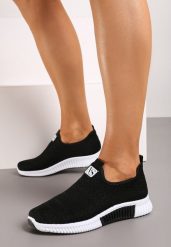 Czarne Buty Sportowe Jynynore. Czarne obuwie sportowe damskie Born2be, bez wzorów. Za 44.99 zł.