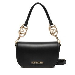 Torebka LOVE MOSCHINO. Czarne torebki do ręki damskie Love Moschino, bez wzorów, klasyczne, bez dodatków. Za 489.99 zł.