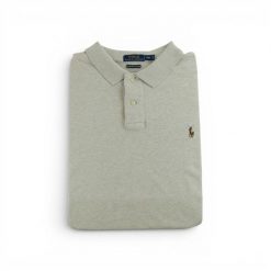 Second life - Polo Ralph Lauren koszulka męska z krótkim rękawem - Jak nowy. Brązowe koszulki polo męskie Ralph Lauren, l, bez wzorów, z materiału, eleganckie, bez ramiączek. Za 127.76 zł.