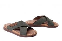 RIEKER 27070-54 green, klapki męskie. Zielone klapki męskie Rieker. Za 339.90 zł.