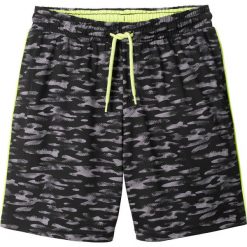 Spodnie sportowe bonprix czarny z nadrukiem. Spodnie sportowe dla chłopców marki bonprix. Za 37.99 zł.