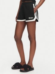 Roxy Szorty sportowe Essential Energy ERJFB03441 Czarny Regular Fit. Czarne szorty sportowe damskie Roxy, l, bez wzorów, z bawełny, sportowe. Za 199.99 zł.