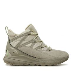 Trekkingi Merrell. Szare obuwie sportowe damskie Merrell, bez wzorów, trekkingowe. Za 399.99 zł.