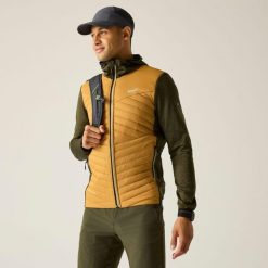 Męska kurtka pikowana Andreson Marl Hybrid. Żółte kurtki męskie Regatta, m, bez wzorów, z poliamidu, trekkingowe. Za 229.99 zł.