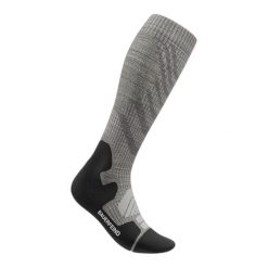 Skarpetki kompresyjne merino dla kobiet Bauerfeind. Szare skarpety damskie BAUERFEIND, bez wzorów, z wełny. Za 312.00 zł.