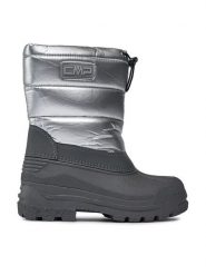 CMP Śniegowce Sneewy 3Q71294J Srebrny. Szare buty zimowe dziewczęce CMP, z materiału, bez zapięcia. Za 249.99 zł.