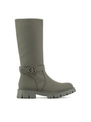 DeeZee Oficerki CS5907-18 Khaki. Brązowe buty zimowe dziewczęce DeeZee, bez wzorów, z tworzywa sztucznego, bez zapięcia. Za 159.99 zł.
