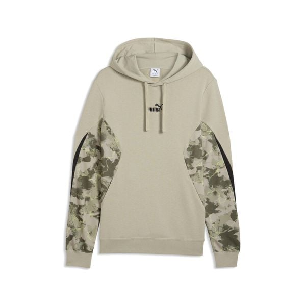 Męska bluza z kapturem Camo PUMA. Brązowe bluzy męskie Puma, m, bez wzorów, z bawełny, z kapturem, do biegania. Za 239.00 zł.