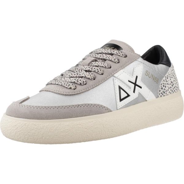Buty SUN68 SALLY Szary. Szare obuwie sportowe damskie SUN68, bez wzorów, ze skóry, na fitness i siłownię. Za 297.99 zł.