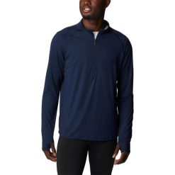 Polarowy sweter męski Columbia Endless Trail 1/2 Zip Mesh. Niebieskie bluzy męskie Columbia, na zimę, m, bez wzorów, z meshu, bez kaptura. Za 299.00 zł.