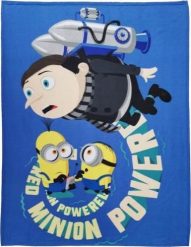 Halantex koc do pokoju dziecięcego 130x170 Minionki. Kocyki dla dzieci Halantex. Za 49.90 zł.