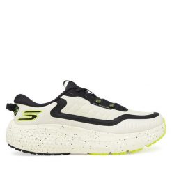 Buty do biegania Skechers. Białe buty sportowe męskie Skechers, bez zapięcia, do biegania. Za 259.99 zł.