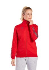 Damska bluza dresowa Erima Essential Team. Czerwone bluzy sportowe damskie Erima, bez wzorów, z dresówki, bez kaptura, do piłki ręcznej. Za 255.00 zł.
