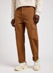 LEE MĘSKIE SPODNIE MATERIAŁOWE CARGO PANT ACORN 112349315 L72K015505. Brązowe jeansy męskie Lee. Za 229.99 zł.