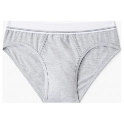 Mango Man - Slipy Brief3. Szare slipki męskie Mango Man, z bawełny. Za 35.90 zł.