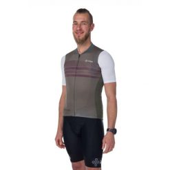 Męska koszulka kolarska Kilpi ALVI-M. Zielone buty sportowe męskie Kilpi, m, bez wzorów, bez kołnierzyka, bez ramiączek, rowerowe. Za 277.46 zł.