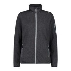Bluza damska turystyczna CMP 34H6386. Szare bluzy sportowe damskie CMP, l, bez wzorów, bez kaptura, trekkingowe. Za 248.50 zł.