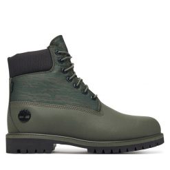 Trapery Timberland. Zielone śniegowce i trapery męskie Timberland, bez zapięcia. Za 849.99 zł.