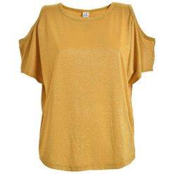 Deha Ladies T-shirt zimne ramię Top-D73050 Curcuma Żółty (rozmiar M). Żółte t-shirty damskie Deha, m, bez wzorów, bez kołnierzyka. W wyprzedaży za 142.00 zł.