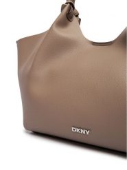 DKNY Torebka R42BAE49 Beżowy. Brązowe torebki do ręki damskie DKNY, bez wzorów, ze skóry, bez dodatków. Za 609.99 zł.