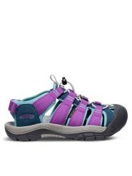 Keen Sandały Newport Boundless 1028615 Fioletowy. Fioletowe sandały dziewczęce Keen, z materiału, bez zapięcia. Za 319.99 zł.
