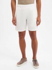 PEGADOR szorty dresowe Mężczyźni Sztuczne włókno biały, S. Białe szorty męskie PEGADOR, m, bez wzorów, z dresówki. Za 249.95 zł.