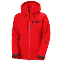 Damska kurtka wodoodporna Helly Hansen Odin Infinity 2.0. Czerwone kurtki damskie Helly Hansen, na lato, xl, bez wzorów, z elastanu, z kapturem. Za 2,963.00 zł.