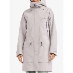 Parka przeciwdeszczowa damska Didriksons Ilma Parka 8. Szare parki damskie Didriksons, bez wzorów, bez kaptura. Za 951.49 zł.