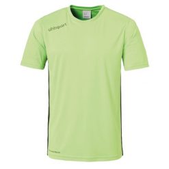 Koszulka Uhlsport Essential. Czarne koszulki sportowe męskie Uhlsport, m, bez wzorów, bez kołnierzyka, bez ramiączek, na fitness i siłownię. Za 106.50 zł.