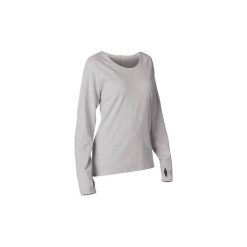 Koszulka do łagodnej jogi długi rękaw. T-shirty damskie marki DOMYOS. W wyprzedaży za 44.99 zł.