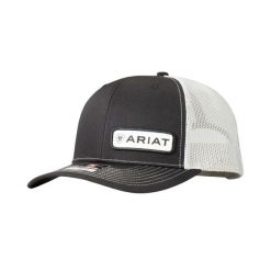 Czapka z daszkiem Ariat. Czarne czapki i kapelusze męskie Ariat, bez wzorów, z bawełny. Za 262.00 zł.