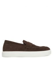 Calvin Klein Półbuty Moccasin Sue Unlined HM0HM01819 Brązowy. Brązowe półbuty na co dzień męskie Calvin Klein, ze skóry, bez zapięcia. Za 389.99 zł.