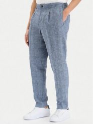 Tommy Hilfiger Spodnie materiałowe Smart MW0MW42715 Granatowy Regular Fit. Niebieskie szorty męskie Tommy Hilfiger, m, bez wzorów, ze lnu. Za 699.99 zł.