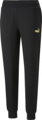Puma Spodnie damskie PUMA ESS+ METALLIC PANTS FL PUMA BLACK-GOLD F XL. Czarne spodnie sportowe damskie Puma, xl, bez wzorów. Za 186.03 zł.