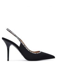 LOVE MOSCHINO Szpilki JA10429G1PIM0000 Czarny. Czarne szpilki damskie Love Moschino, bez wzorów, ze skóry, bez obcasa, bez zapięcia. Za 949.99 zł.