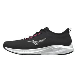 Damskie buty do biegania Mizuno Enerzy Runnerz 2. Czarne obuwie sportowe damskie Mizuno, bez wzorów, do biegania. Za 269.99 zł.