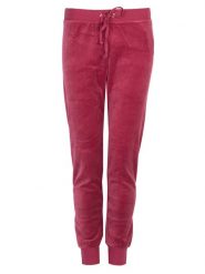 Juicy Couture Spodnie "Knit" | WTKB79609 | Kobieta | Bordowy. Czerwone spodnie materiałowe damskie Juicy Couture, s, bez wzorów, z bawełny. W wyprzedaży za 219.00 zł.