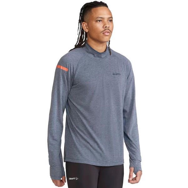 Dżersej z długim rękawem Craft ADV Subz. Szare bluzki z długim rękawem męskie Craft, l, bez wzorów, z dżerseju, bez kołnierzyka. W wyprzedaży za 228.50 zł.