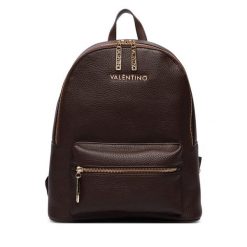 Plecak Valentino. Brązowe plecaki damskie Valentino, bez wzorów. Za 749.99 zł.