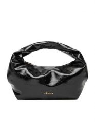 JENNY Torebka C-JEN-S-002-08 Czarny. Czarne torebki do ręki damskie Jenny, bez wzorów, z materiału, bez dodatków. Za 129.99 zł.